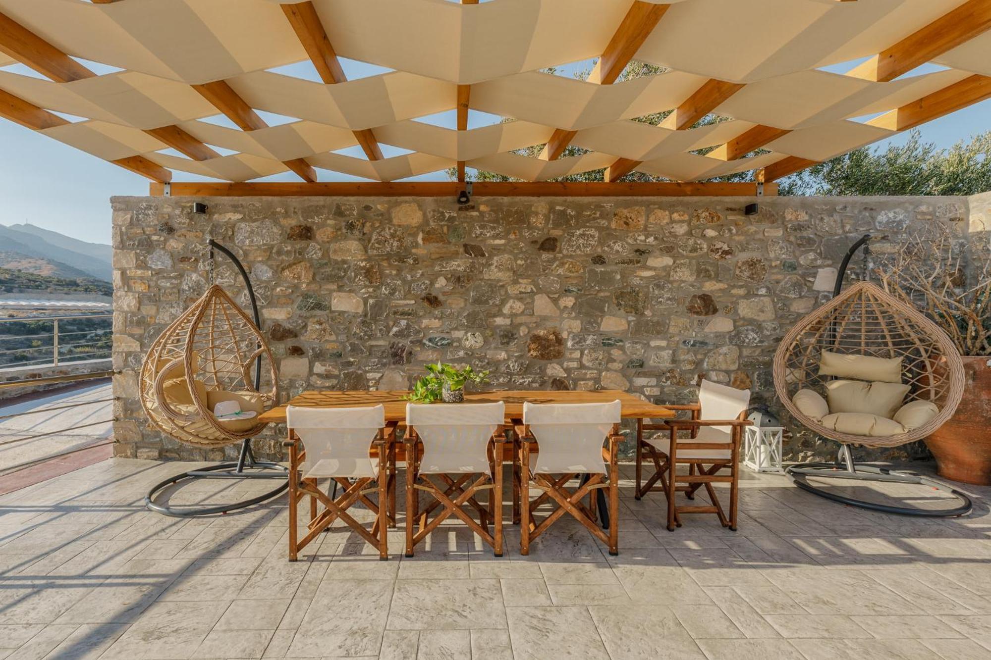 Mediterranean View Villa Макригиалос Экстерьер фото