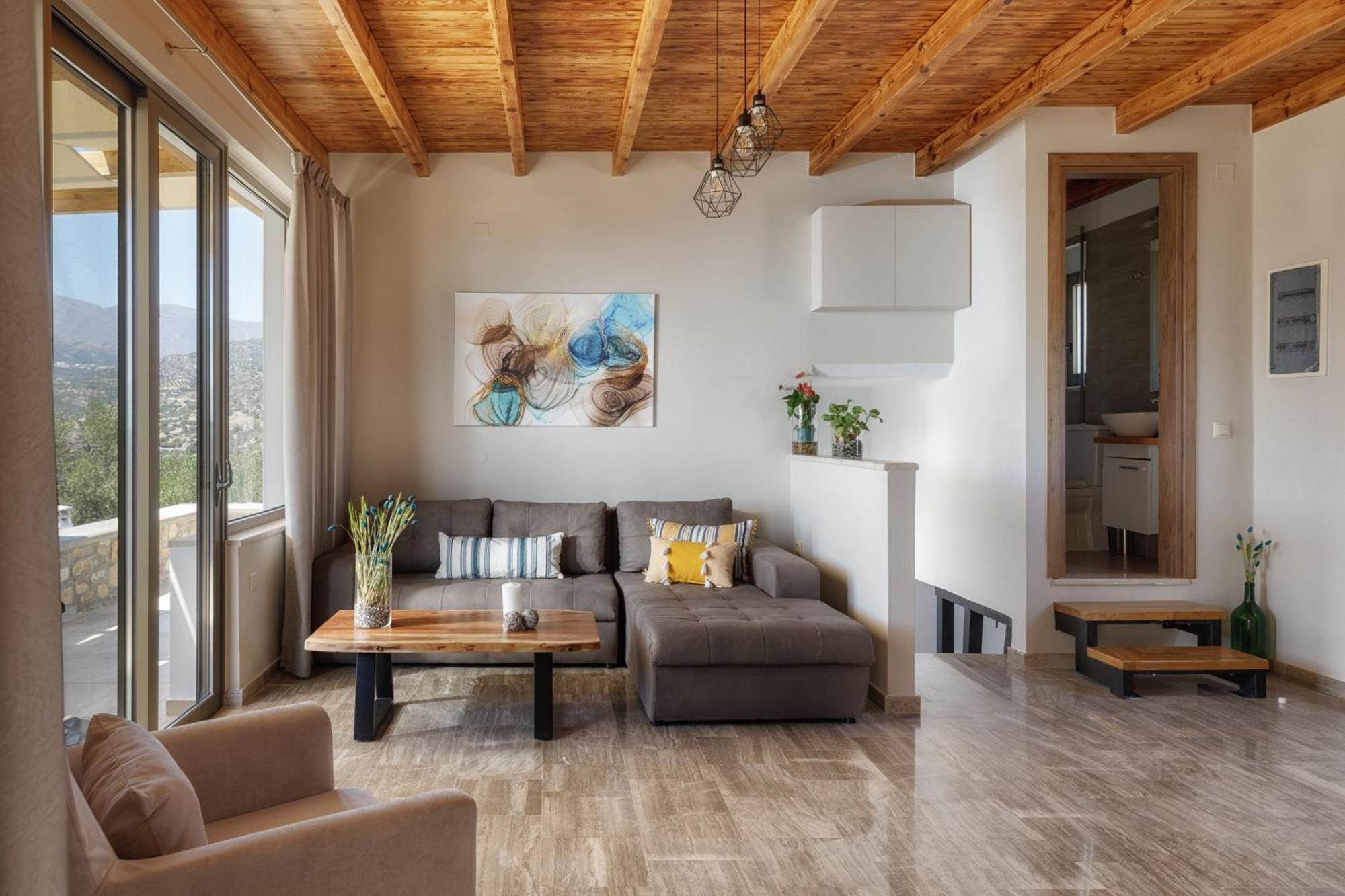 Mediterranean View Villa Макригиалос Экстерьер фото