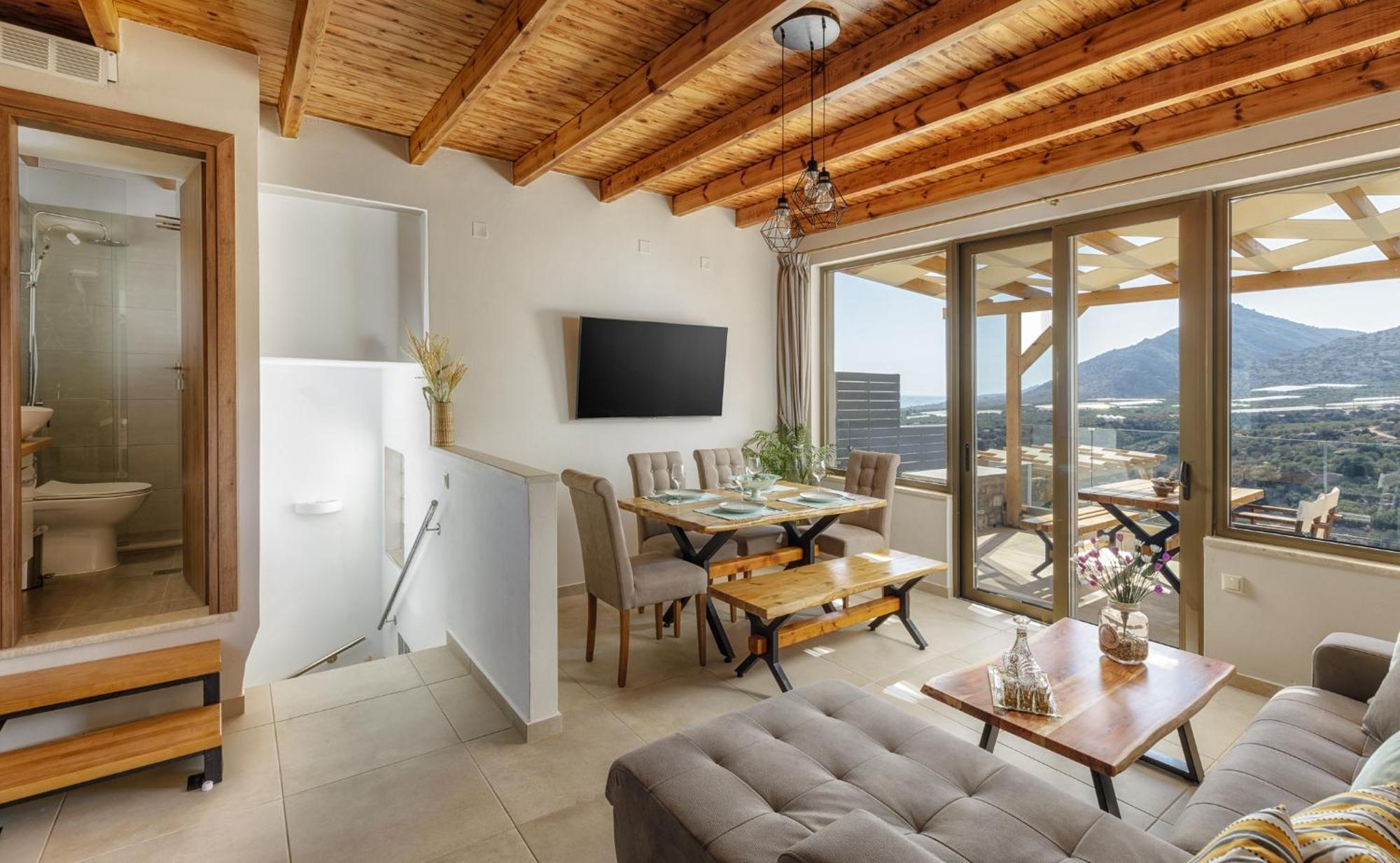 Mediterranean View Villa Макригиалос Экстерьер фото