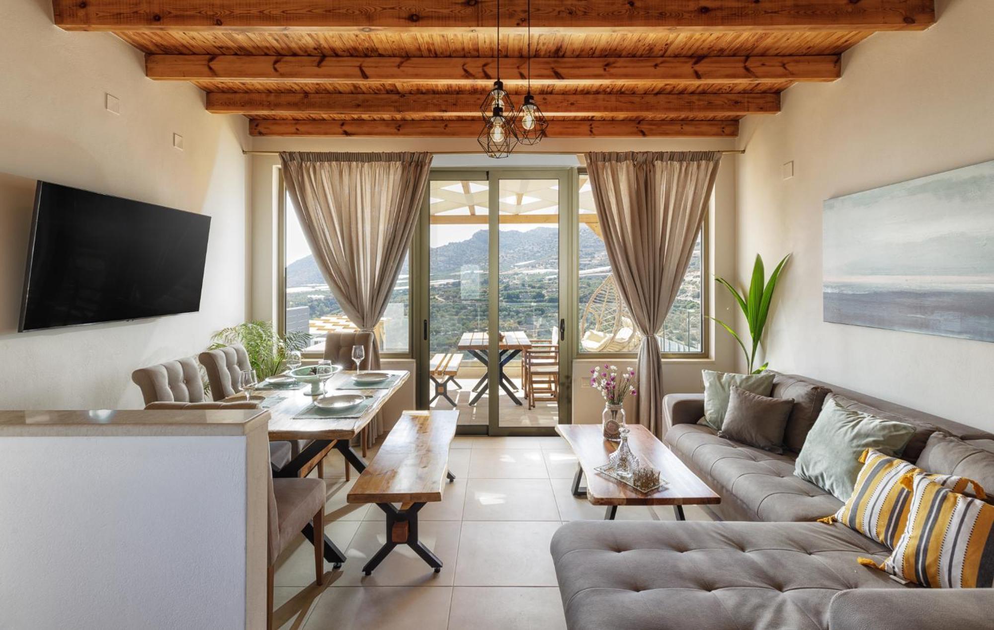 Mediterranean View Villa Макригиалос Экстерьер фото