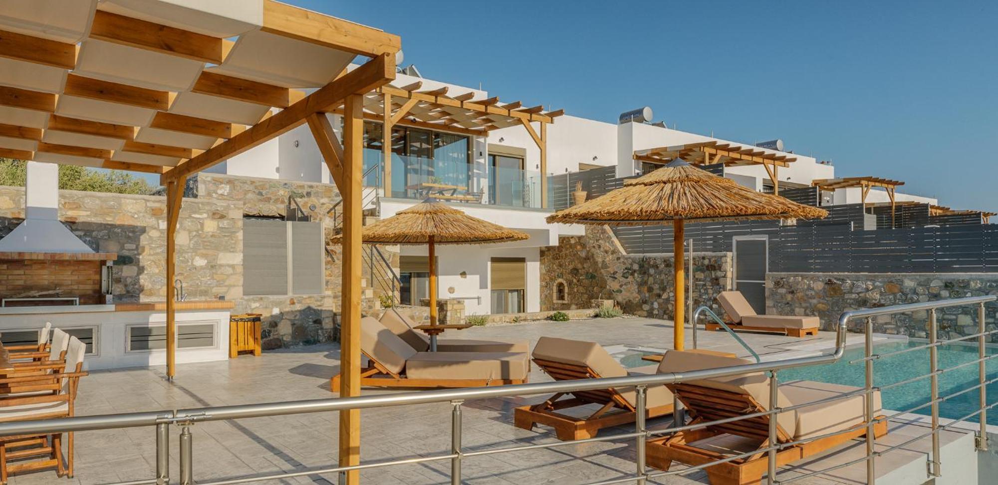 Mediterranean View Villa Макригиалос Экстерьер фото