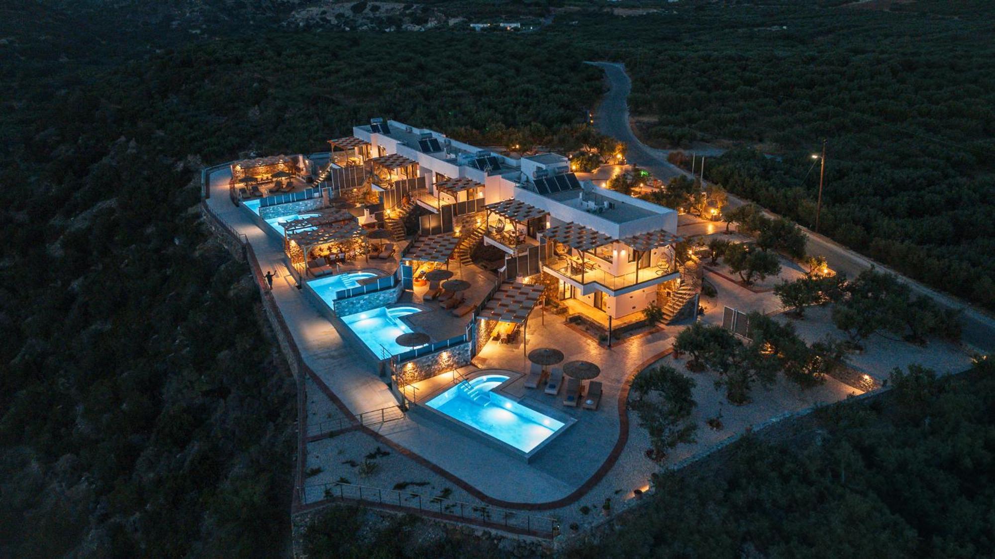 Mediterranean View Villa Макригиалос Экстерьер фото