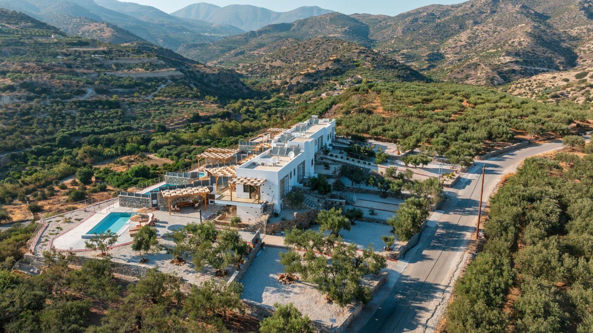 Mediterranean View Villa Макригиалос Экстерьер фото