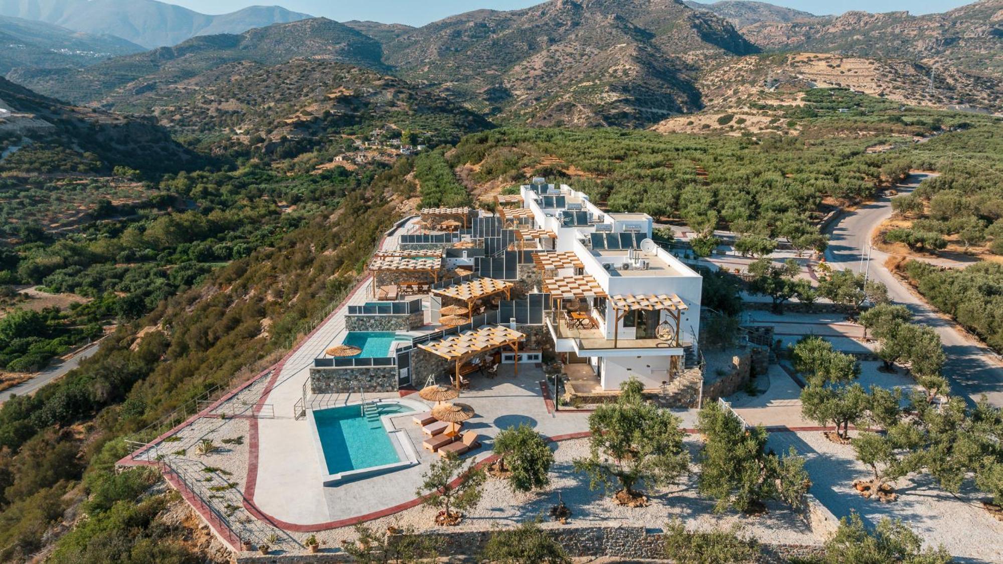 Mediterranean View Villa Макригиалос Экстерьер фото